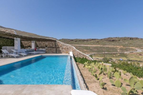 Elegant Mykonos Villa Air Private Pool 4 Bedrooms Sea View Panormos